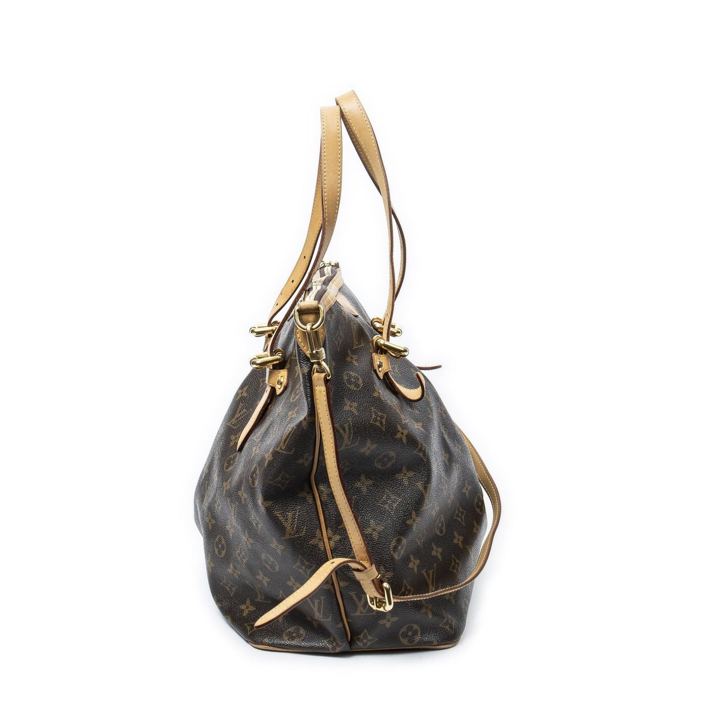 Louis Vuitton Palermo Brown Monogram Canvas Messenger Bag — view 3