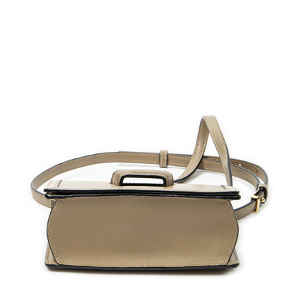 Loewe Small Barcelona Light Brown Calfskin Leather Messenger Bag — view 6