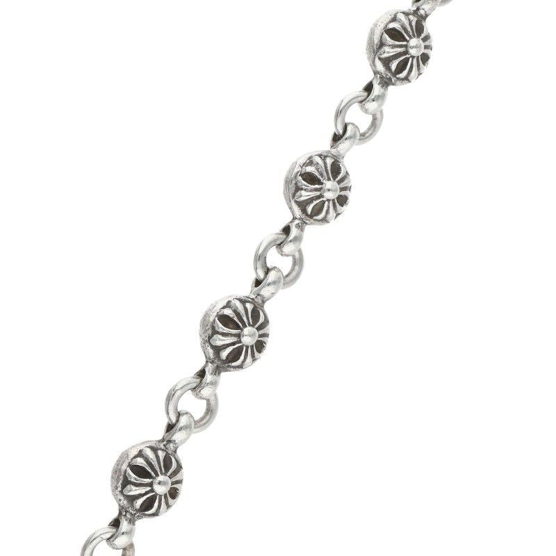 Chrome Hearts No1 Ball 1 Cross Silver Bracelet — view 5