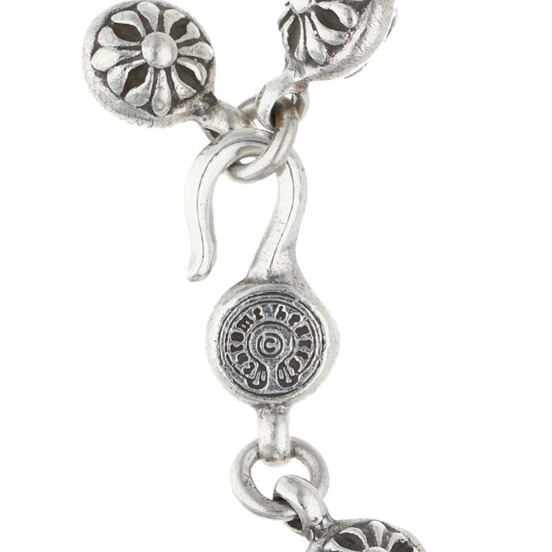 Chrome Hearts No1 Ball 1 Cross Silver Bracelet — view 3