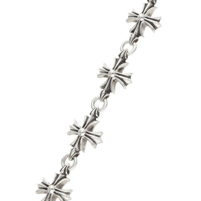 Chrome Hearts CO CH Plus Cutout Silver Bracelet — view 5