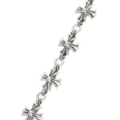 Chrome Hearts CO CH Plus Cutout Silver Bracelet — view 5