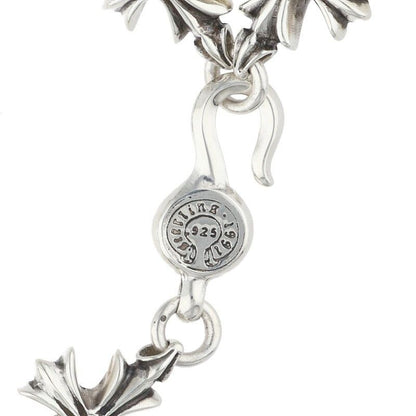Chrome Hearts CO CH Plus Cutout Silver Bracelet — view 4