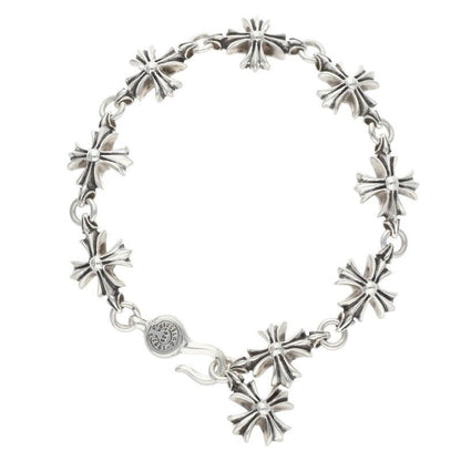 Chrome Hearts CO CH Plus Cutout Silver Bracelet — view 2