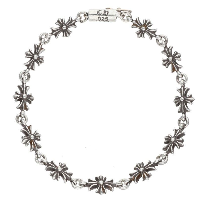 Chrome Hearts Tny CH Pls Tiny Ech Plus Silver Bracelet