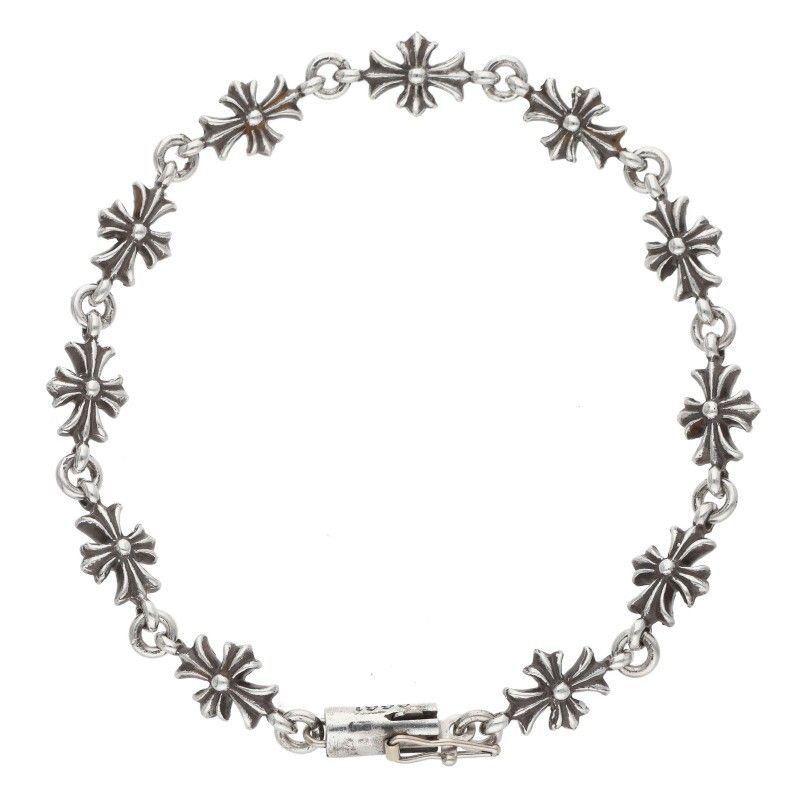 Chrome Hearts Tny CH Pls Tiny Ech Plus Silver Bracelet — view 2