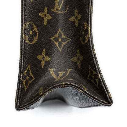 Louis Vuitton Sac Plat Brown Monogram Canvas Tote — view 7