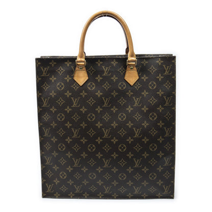 Louis Vuitton Sac Plat Brown Monogram Canvas Tote