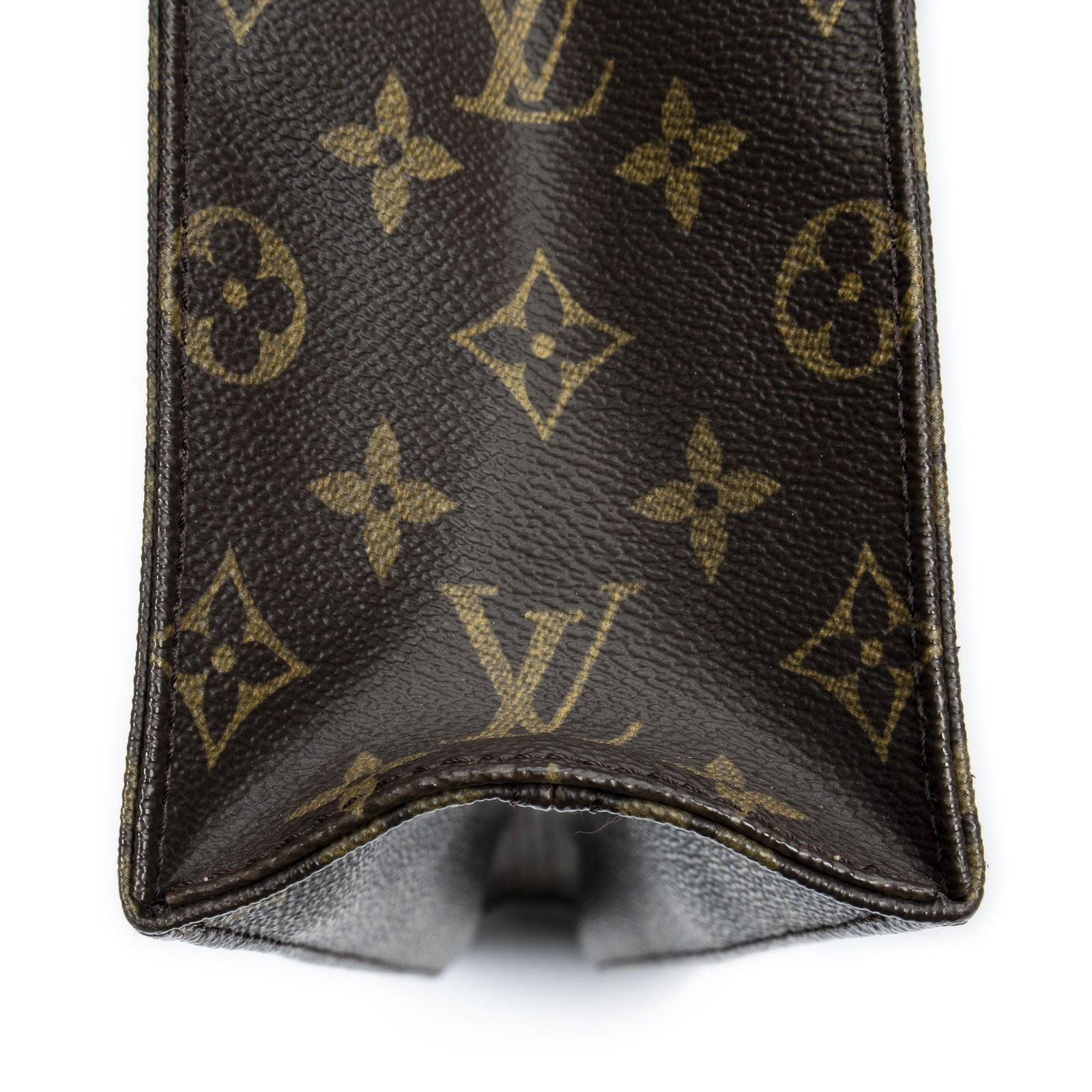 Louis Vuitton Sac Plat Brown Monogram Canvas Tote — view 8