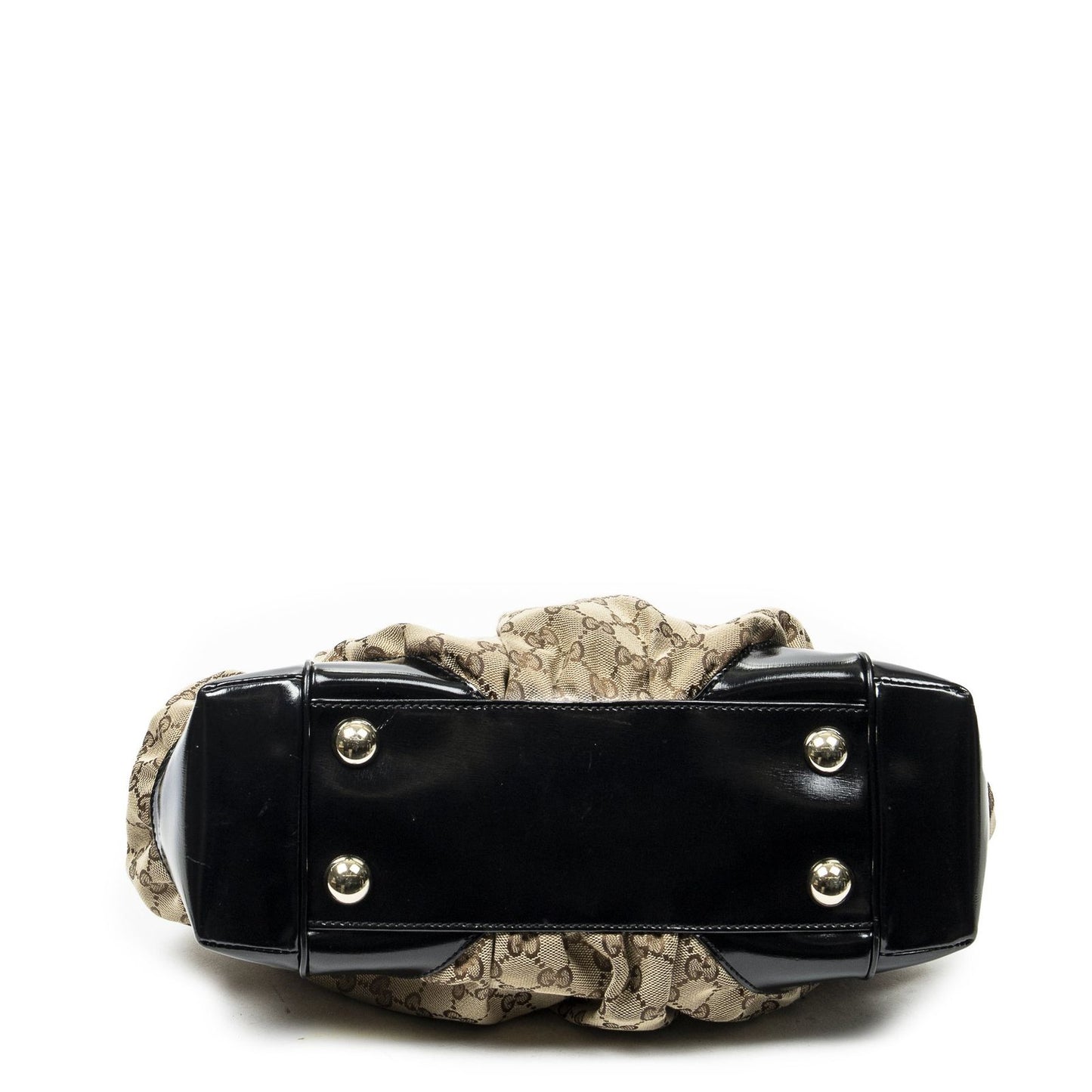Gucci Fullum Tote Beige Black GG Canvas — view 6
