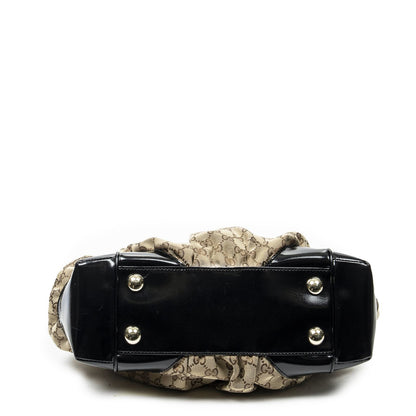 Gucci Fullum Tote Beige Black GG Canvas — view 6