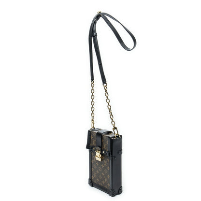 Louis Vuitton Vertical Trunk Pochette Brown Monogram Canvas — view 2