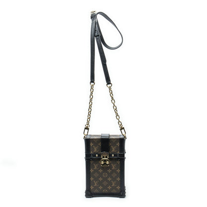 Louis Vuitton Vertical Trunk Pochette Brown Monogram Canvas