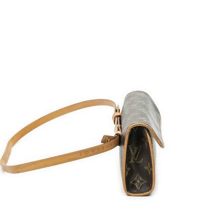 Louis Vuitton Pochette Florentine Brown Monogram Canvas Handbag — view 4