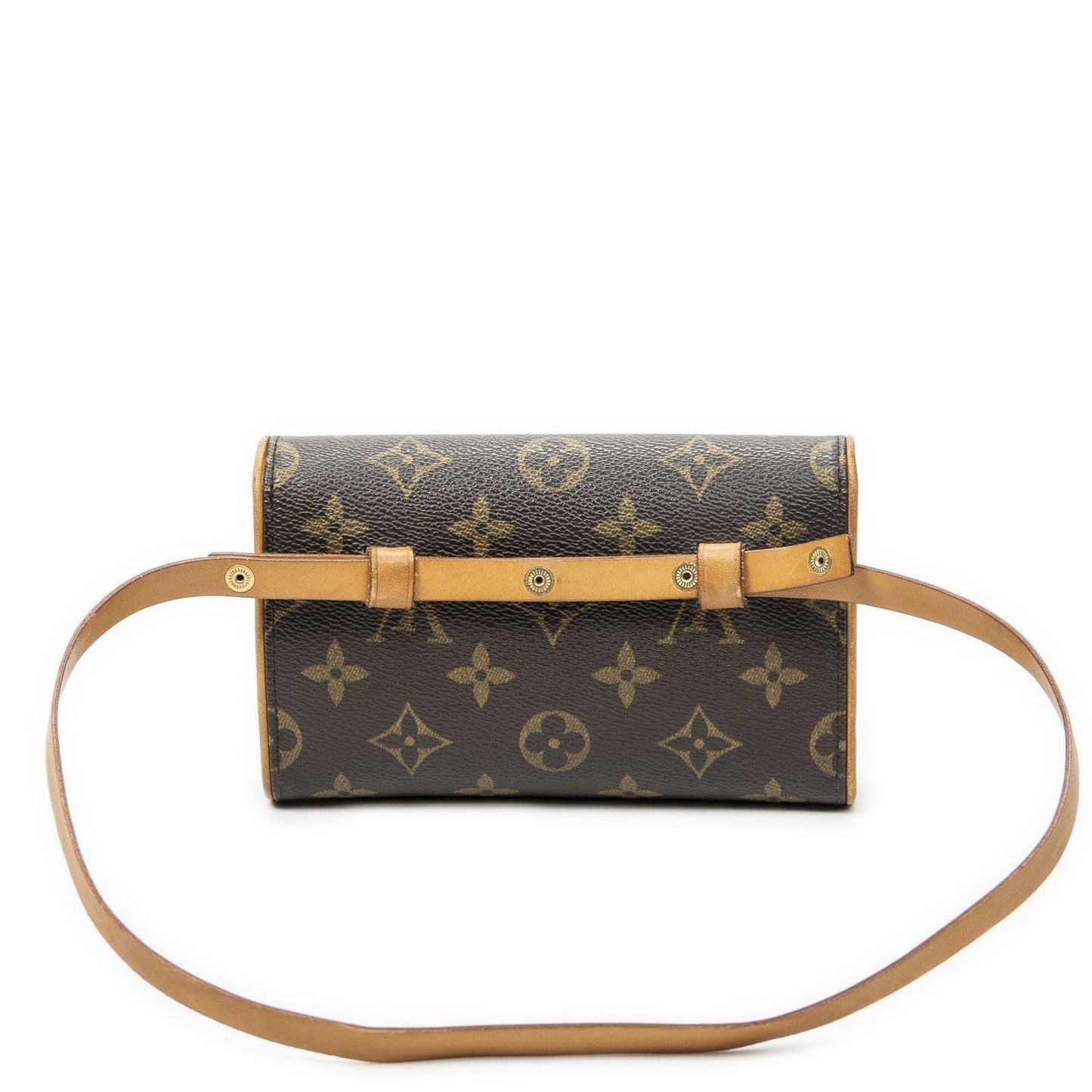 Louis Vuitton Pochette Florentine Brown Monogram Canvas Handbag — view 5