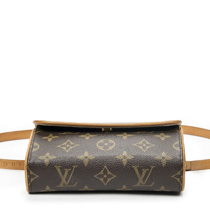 Louis Vuitton Pochette Florentine Brown Monogram Canvas Handbag — view 6