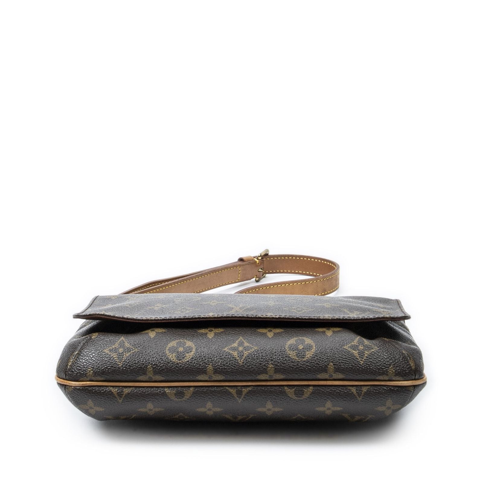 Louis Vuitton Musette Tango Brown Monogram Canvas Messenger Bag — view 6