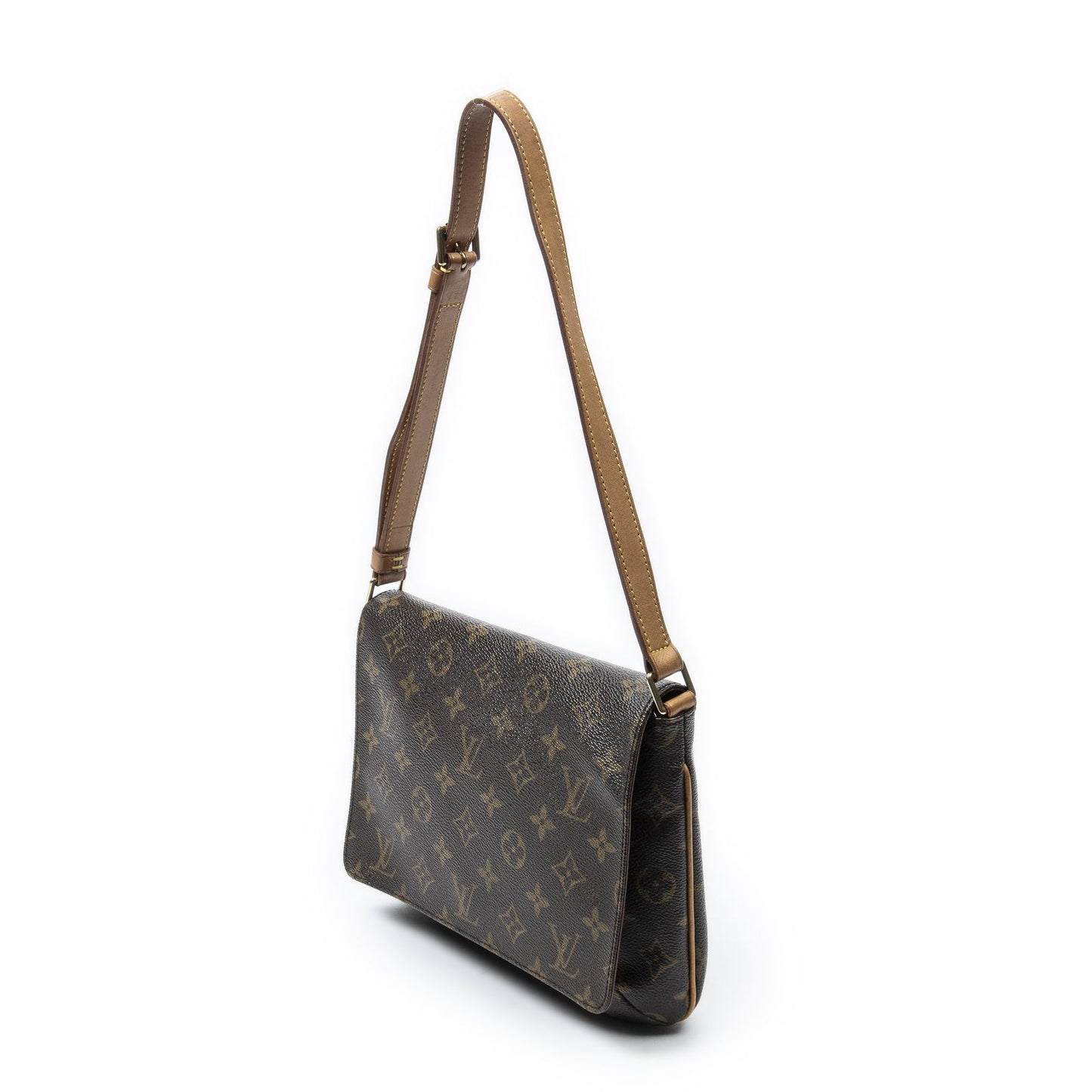 Louis Vuitton Musette Tango Brown Monogram Canvas Messenger Bag — view 2