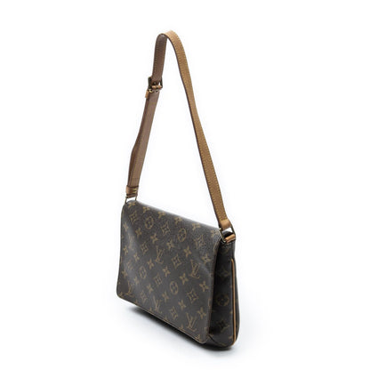 Louis Vuitton Musette Tango Brown Monogram Canvas Messenger Bag — view 2