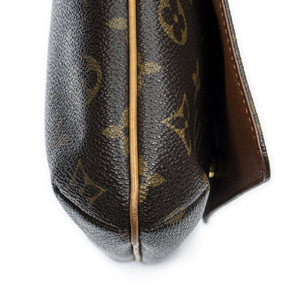 Louis Vuitton Musette Tango Brown Monogram Canvas Messenger Bag — view 8
