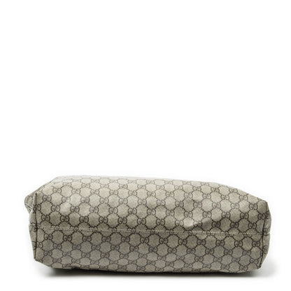 Gucci Large Zip Tote Beige Ivory Supreme Canvas — view 6