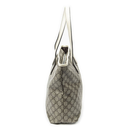 Gucci Large Zip Tote Beige Ivory Supreme Canvas — view 4