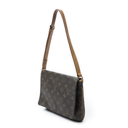 Louis Vuitton Musette Tango Brown Monogram Canvas Messenger Bag — view 2