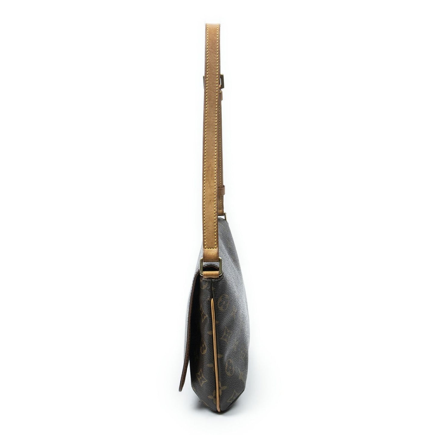 Louis Vuitton Musette Tango Brown Monogram Canvas Messenger Bag — view 3