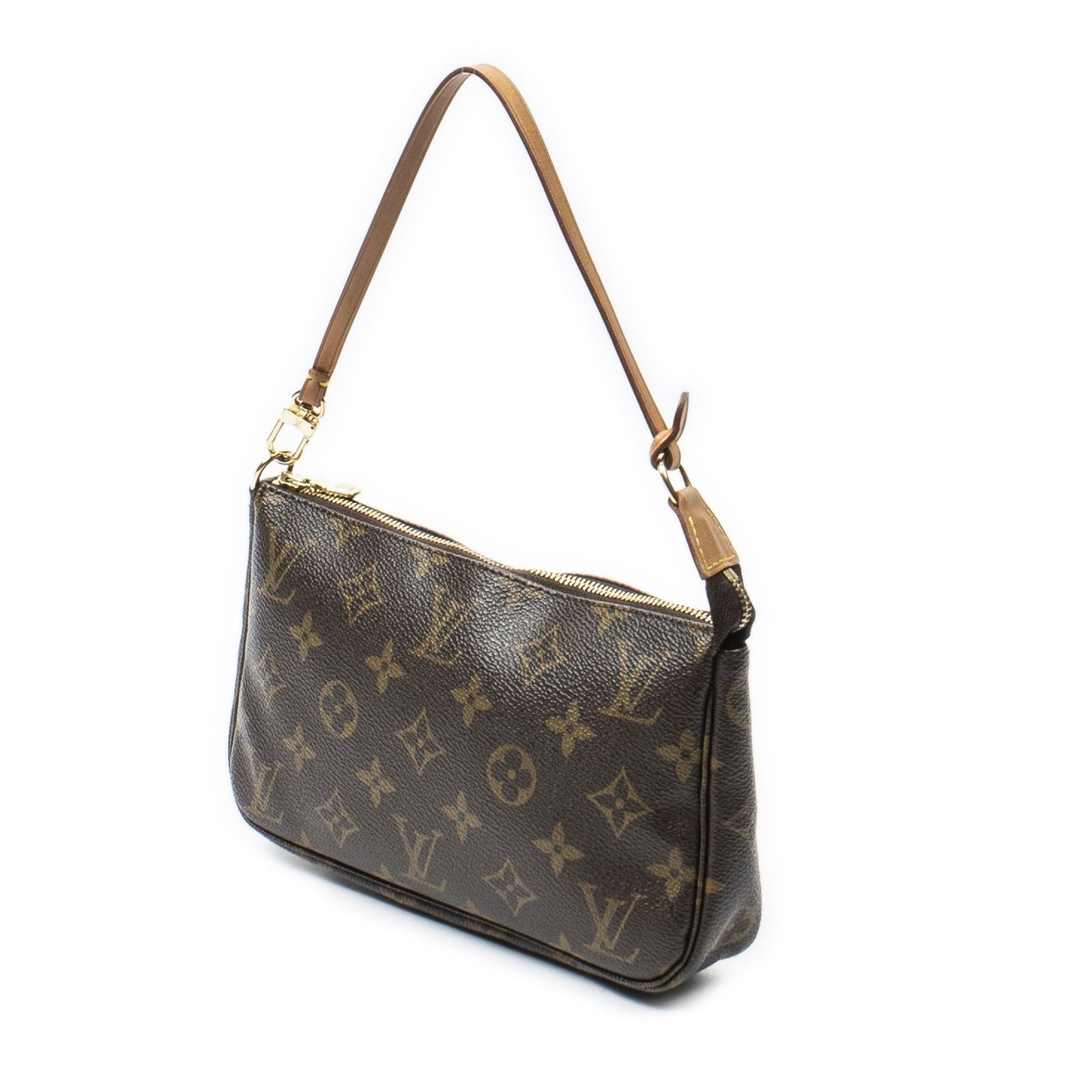 Louis Vuitton Pochette Brown Monogram Canvas — view 2