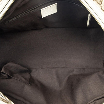Gucci Princi Boston Beige Ivory GG Canvas Messenger Bag — view 9