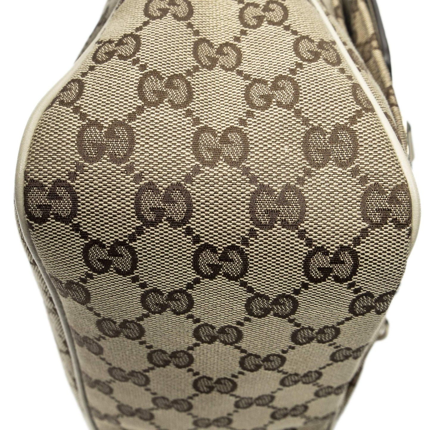 Gucci Abbey Pocket Hobo Beige Ivory GG Canvas — view 7