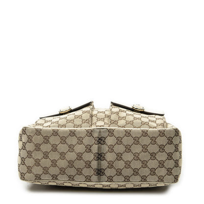 Gucci Abbey Pocket Hobo Beige Ivory GG Canvas — view 6