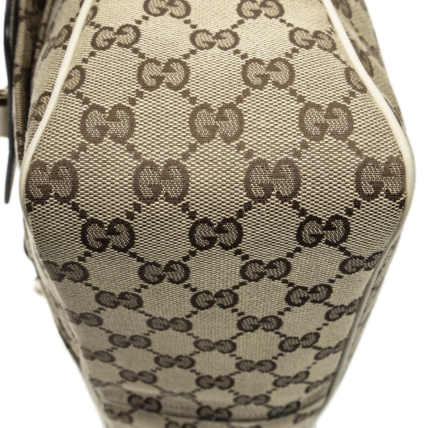 Gucci Abbey Pocket Hobo Beige Ivory GG Canvas — view 8