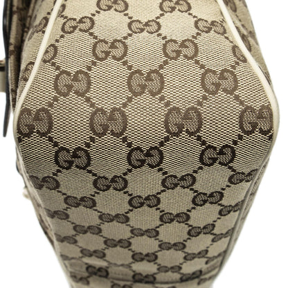 Gucci Abbey Pocket Hobo Beige Ivory GG Canvas — view 8