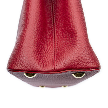 Louis Vuitton Capucines Red Taurillon Clemence Leather Messenger Bag — view 7