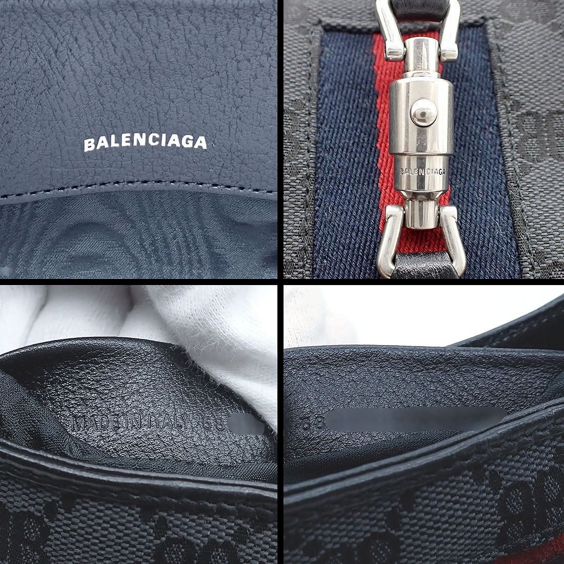 Gucci Shoulder Bag the Hacker Project Jackie GG Canvas Leather — view 6