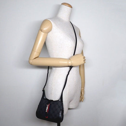 Gucci Shoulder Bag the Hacker Project Jackie GG Canvas Leather — view 9