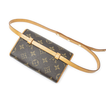 Louis Vuitton Pochette Florentine Brown Monogram Canvas Handbag — view 2