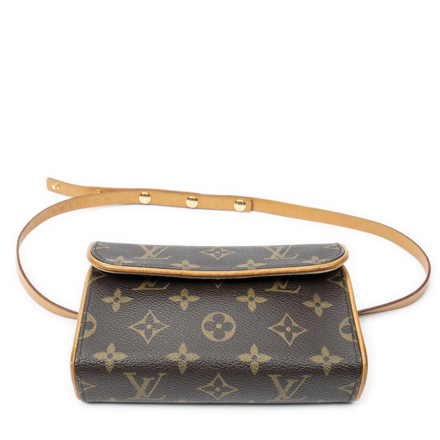 Louis Vuitton Pochette Florentine Brown Monogram Canvas Handbag — view 3