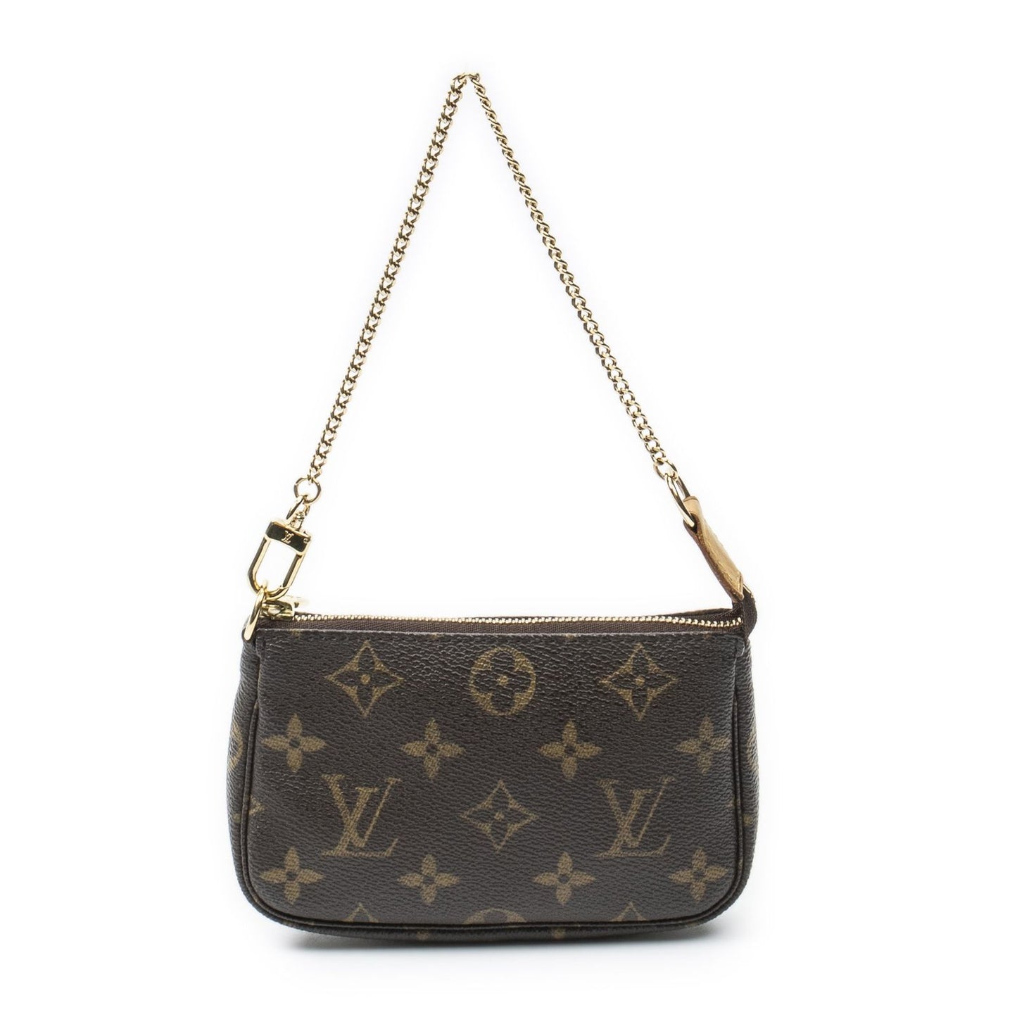 Louis Vuitton Mini Pochette Brown Monogram Canvas — view 5