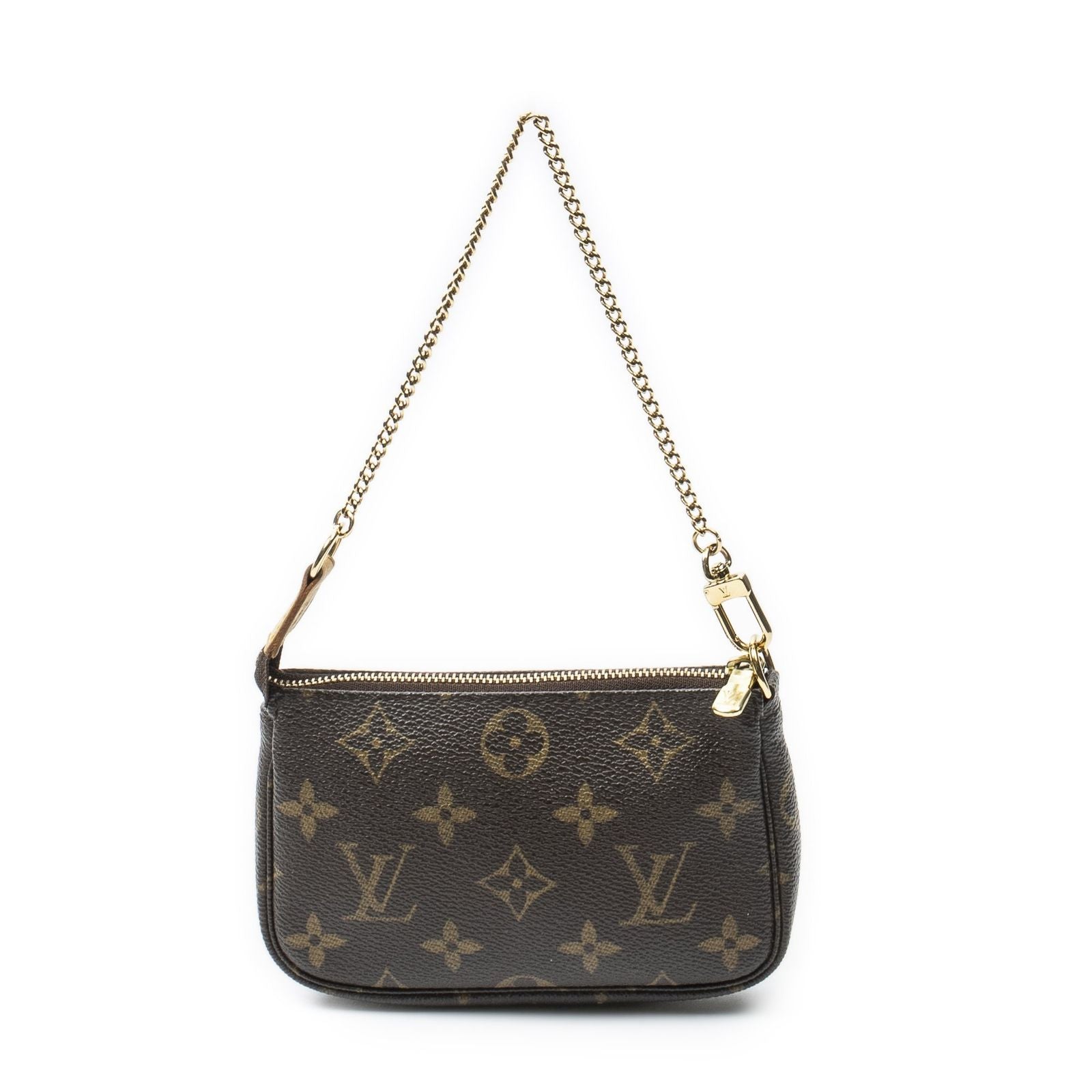 Louis Vuitton Mini Pochette Brown Monogram Canvas