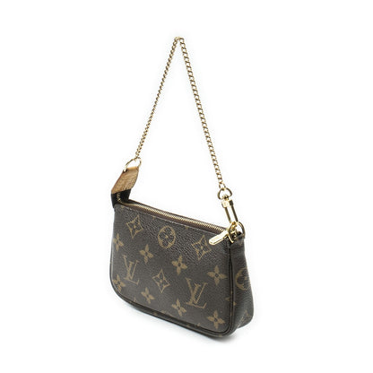 Louis Vuitton Mini Pochette Brown Monogram Canvas — view 2