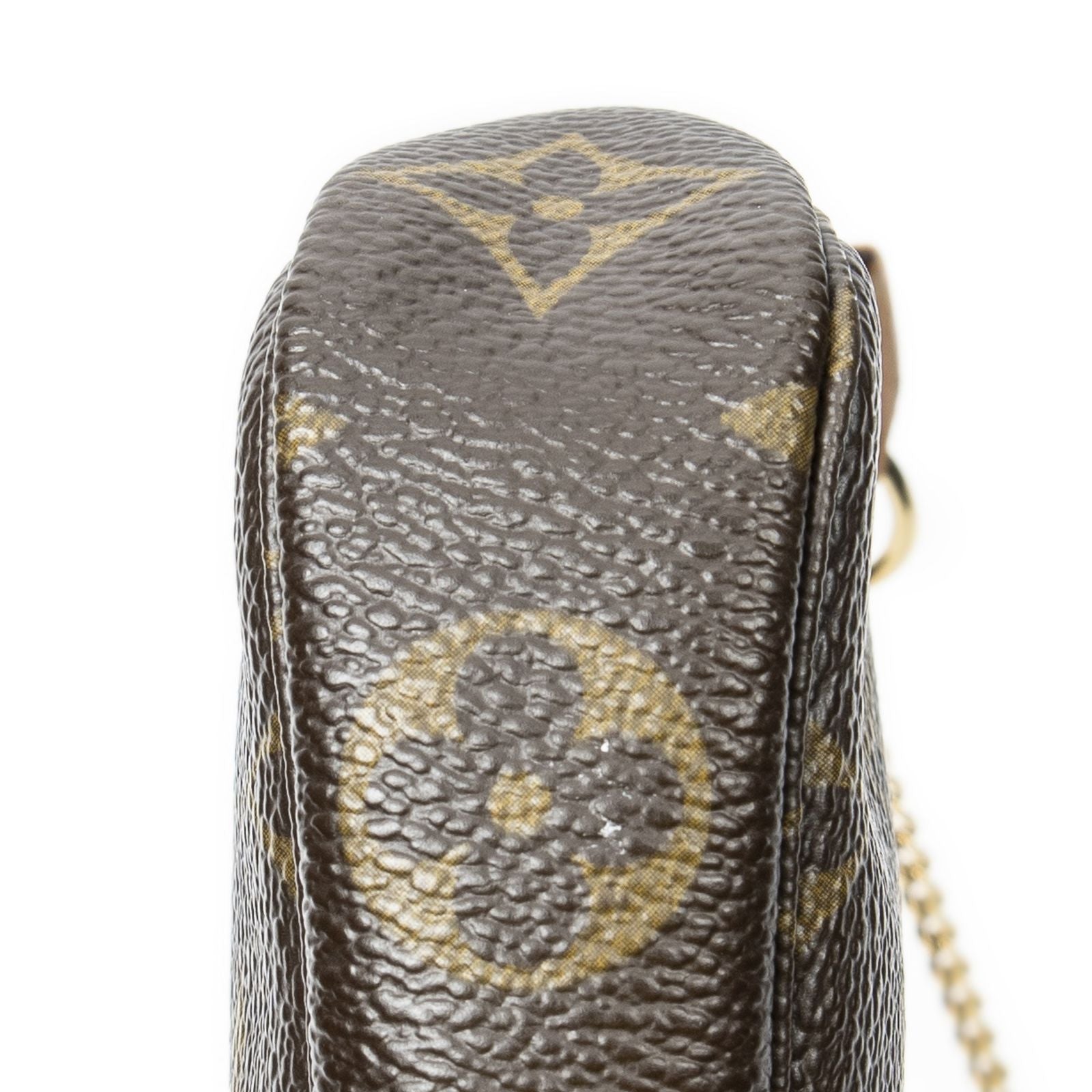 Louis Vuitton Mini Pochette Brown Monogram Canvas — view 7