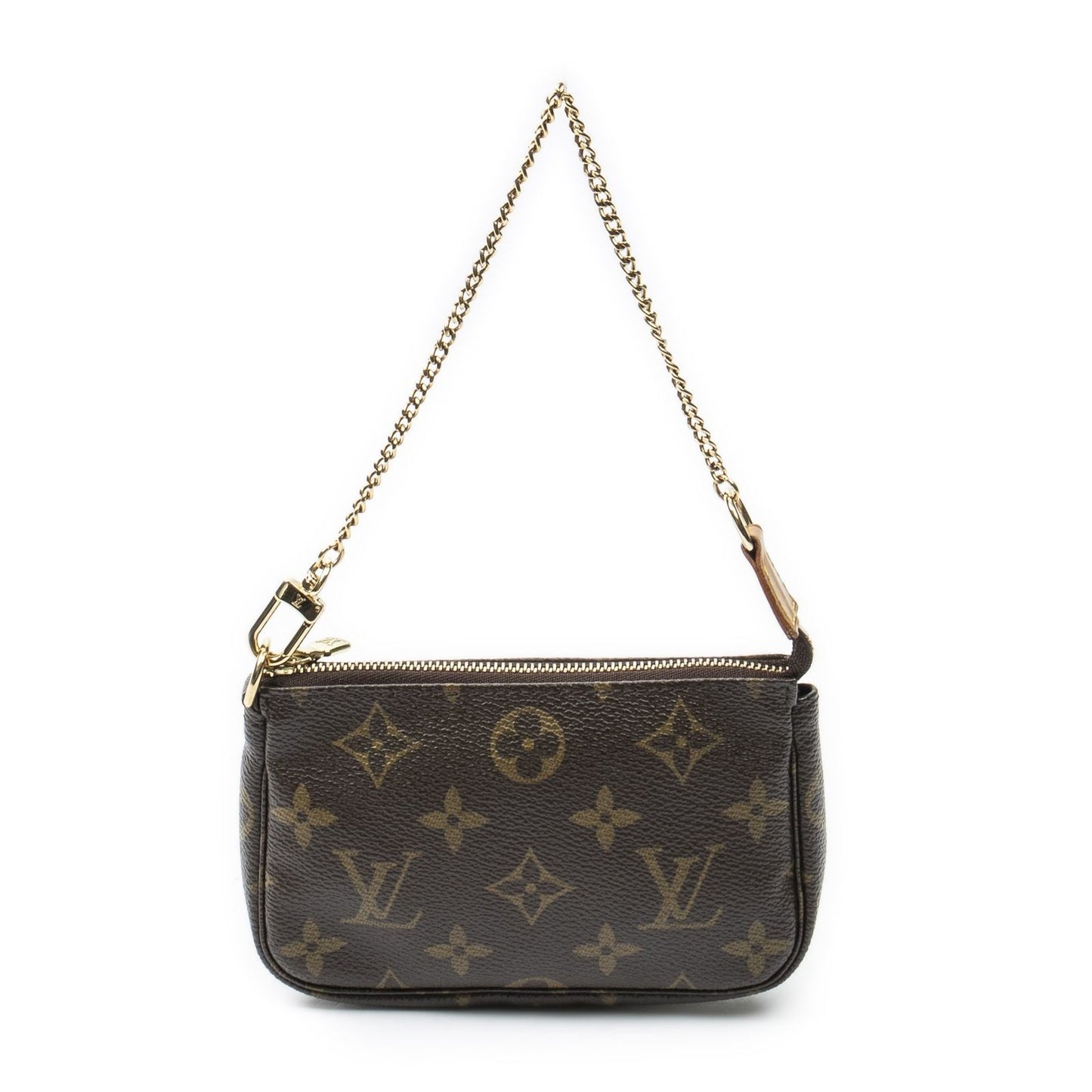 Louis Vuitton Mini Pochette Brown Monogram Canvas — view 5