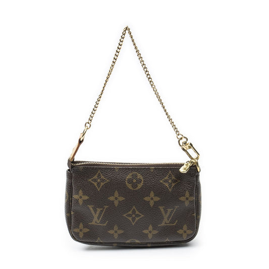 Louis Vuitton Mini Pochette Brown Monogram Canvas