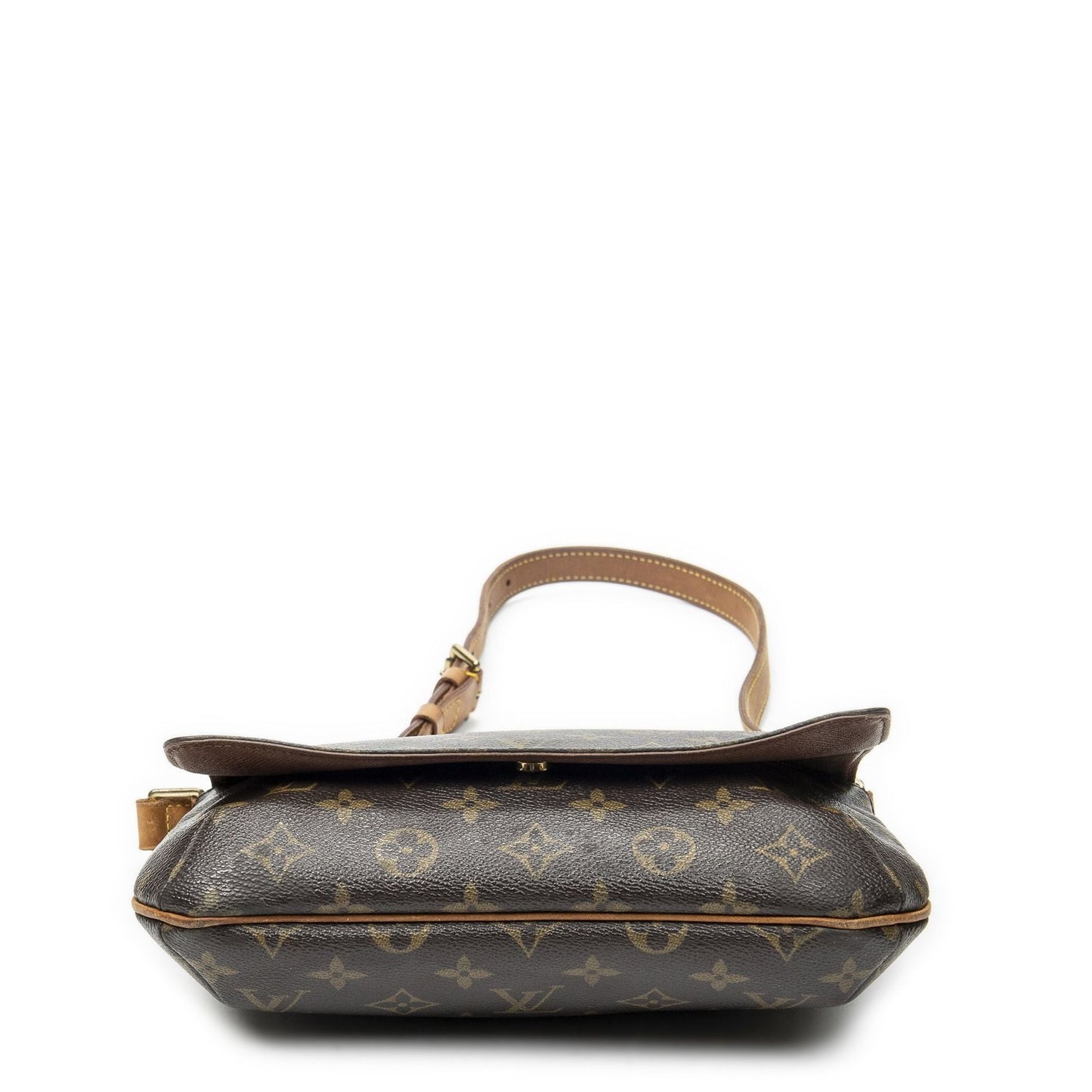 Louis Vuitton Musette Tango Brown Monogram Canvas Messenger Bag — view 6