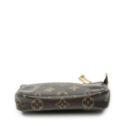 Louis Vuitton Mini Pochette Brown Monogram Canvas — view 6