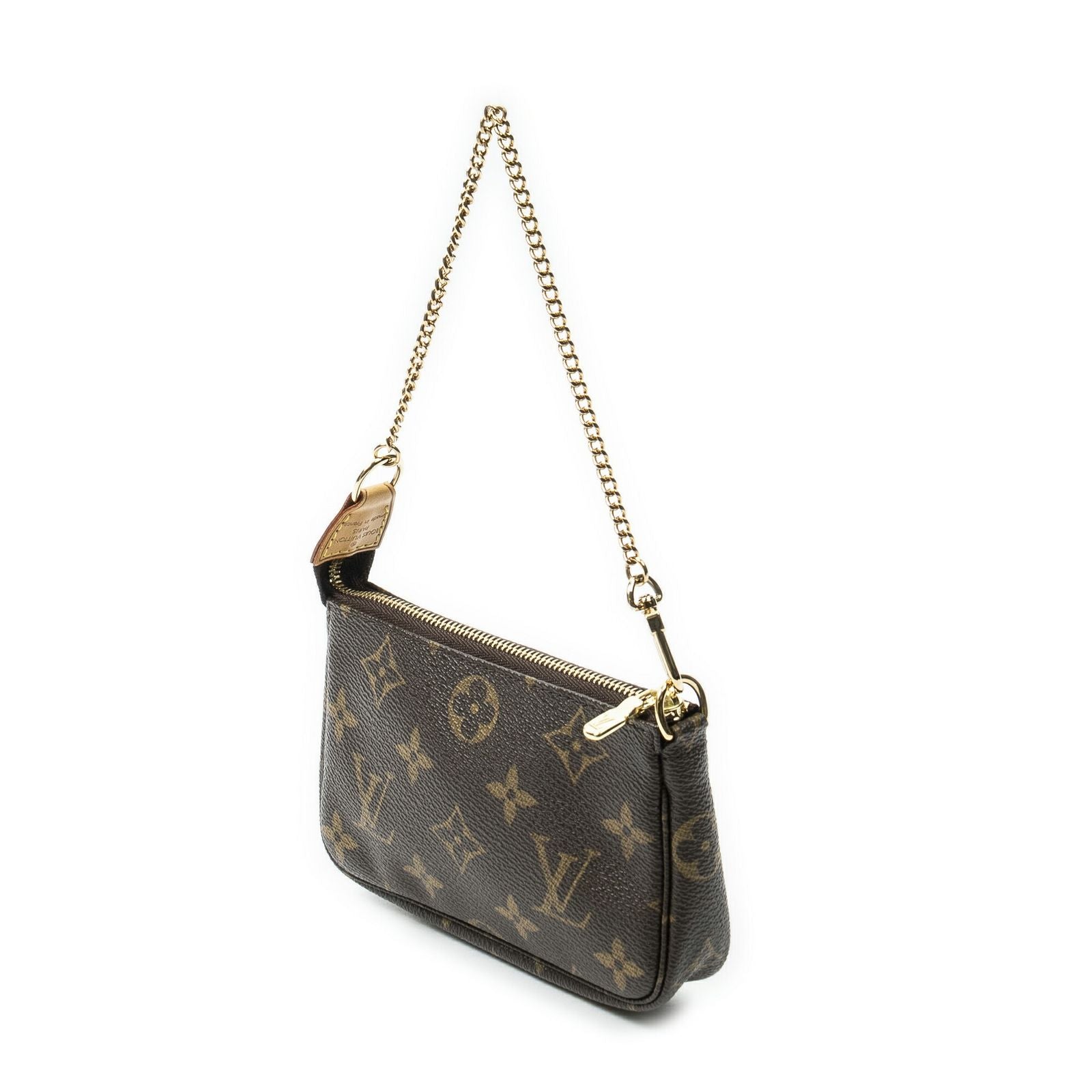 Louis Vuitton Mini Pochette Brown Monogram Canvas — view 2