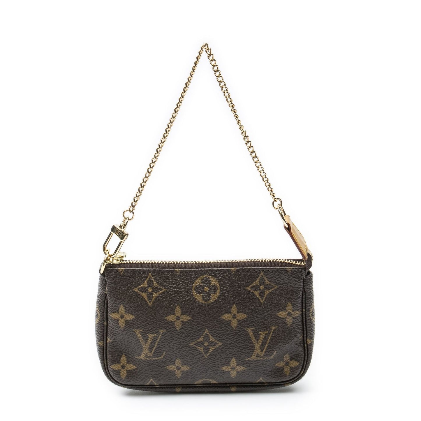 Louis Vuitton Mini Pochette Brown Monogram Canvas — view 5