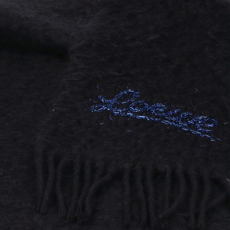 Loewe Logo Beaded Embroidery Scarf — view 3